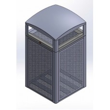 Thùng rác ngoài trời